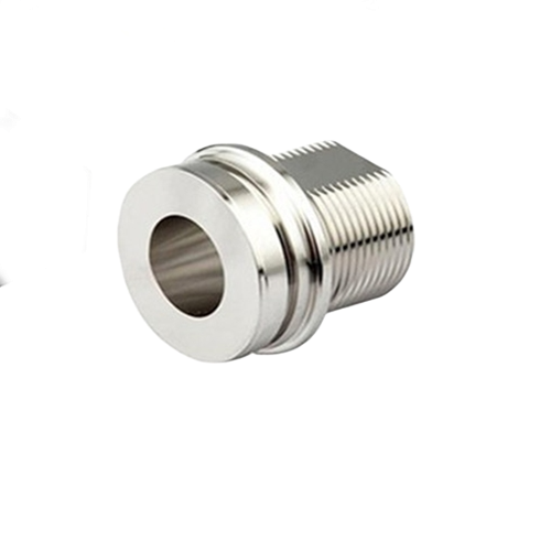 Customize Precision CNC Lathe Turning Threaded Hex Brass stainless steel Connectors Pipe Fittings