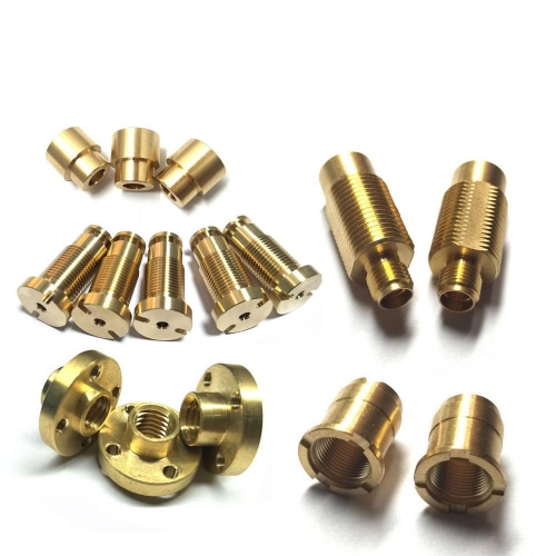 Customize Precision CNC Lathe Turning Threaded Hex Brass stainless steel Connectors Pipe Fittings