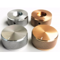 CNC Precision aluminum knurled Adjustment Knob for Electrical Appliance