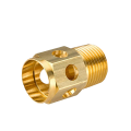 Customize Precision CNC Lathe Turning Threaded Hex Brass stainless steel Connectors Pipe Fittings