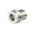 Customize Precision CNC Lathe Turning Threaded Hex Brass stainless steel Connectors Pipe Fittings